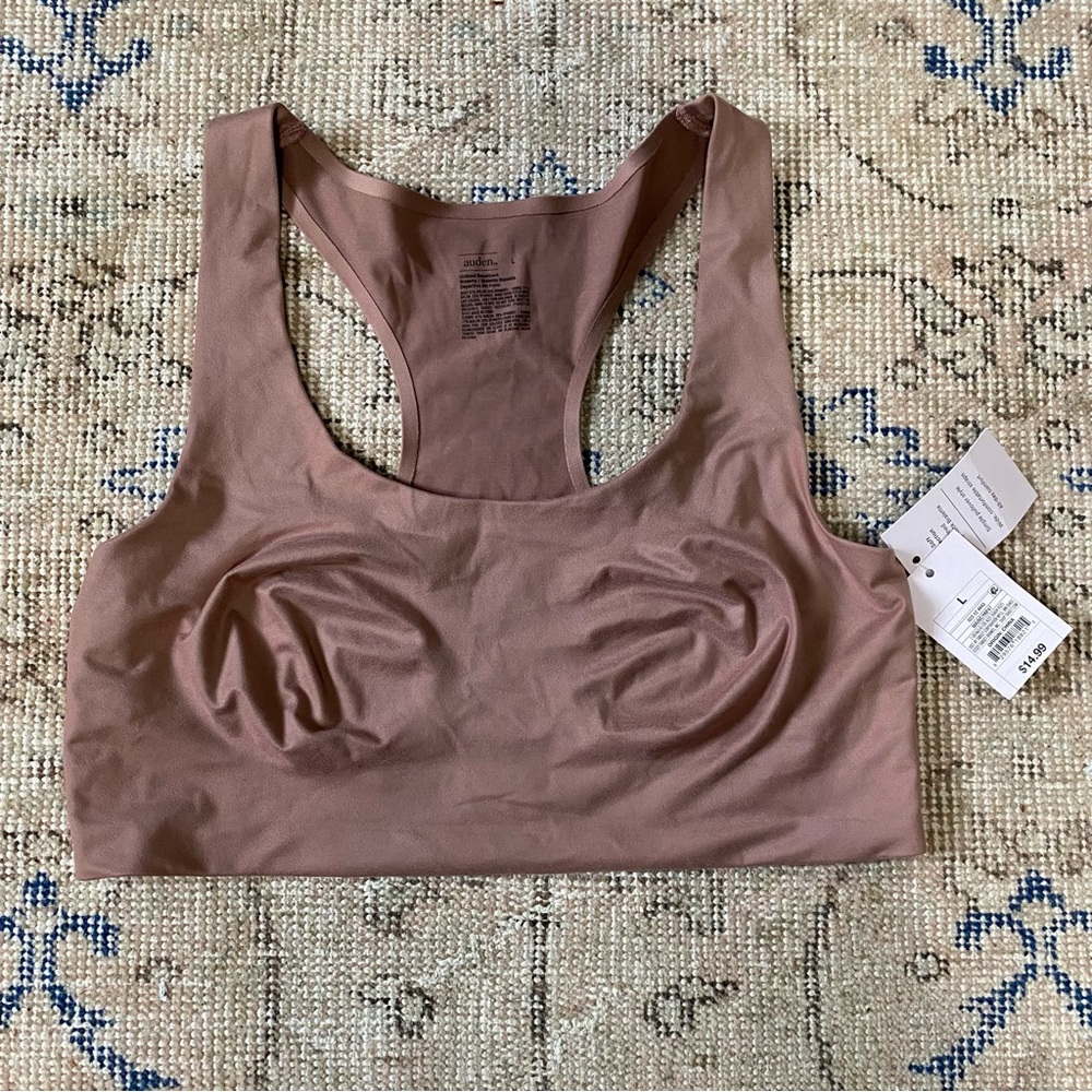 Women's Racerback Sports Bra Auden Target - Mauve size Large L NWT